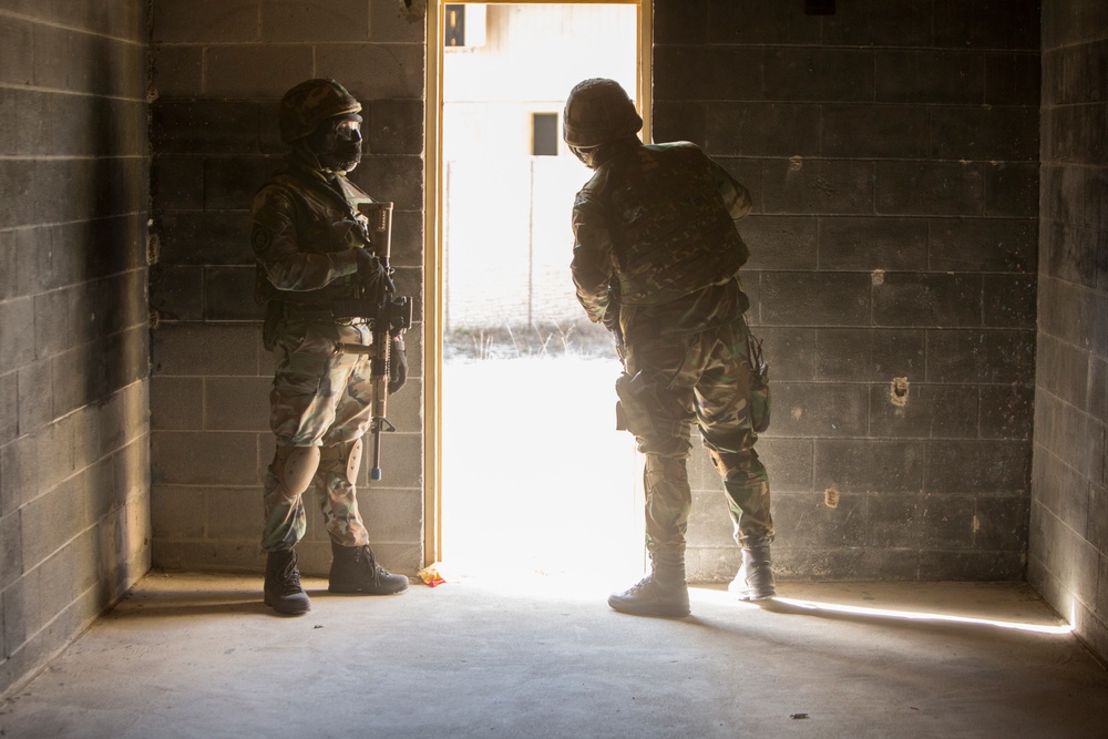 Dutch Caribbean Marines field exercise at Combat Town