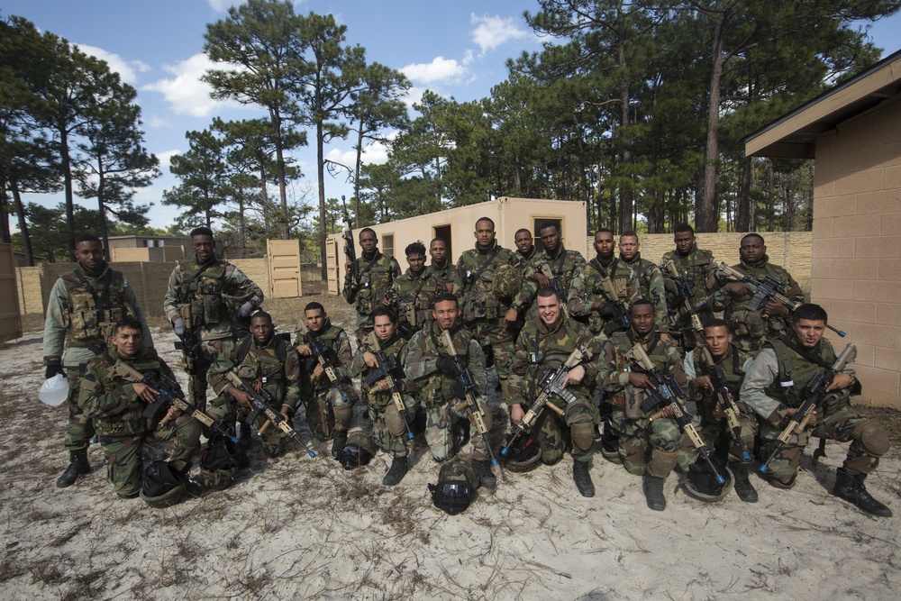 Dutch Caribbean Marines field exercise at Combat Town