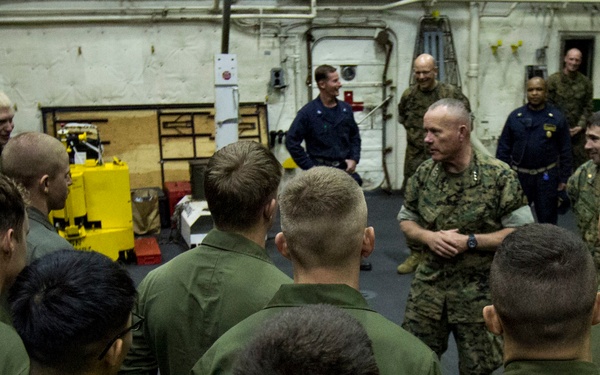 Lt. Gen. Nicholson visits USS Green Bay
