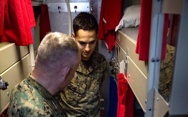 Lt. Gen. Nicholson visits USS Green Bay