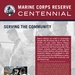 Marine Corps Reserve Centennial Museum Panel 6 - Serving the Community