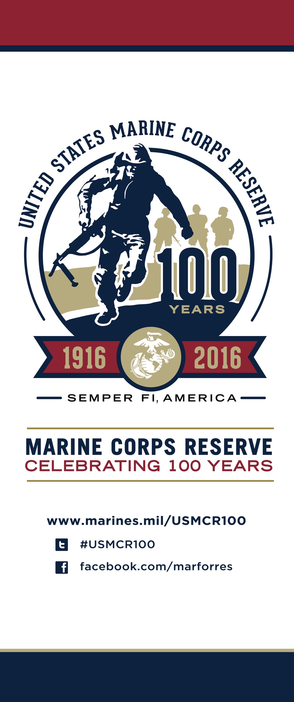 Marine Corps Reserve Centennial Museum Panel 1