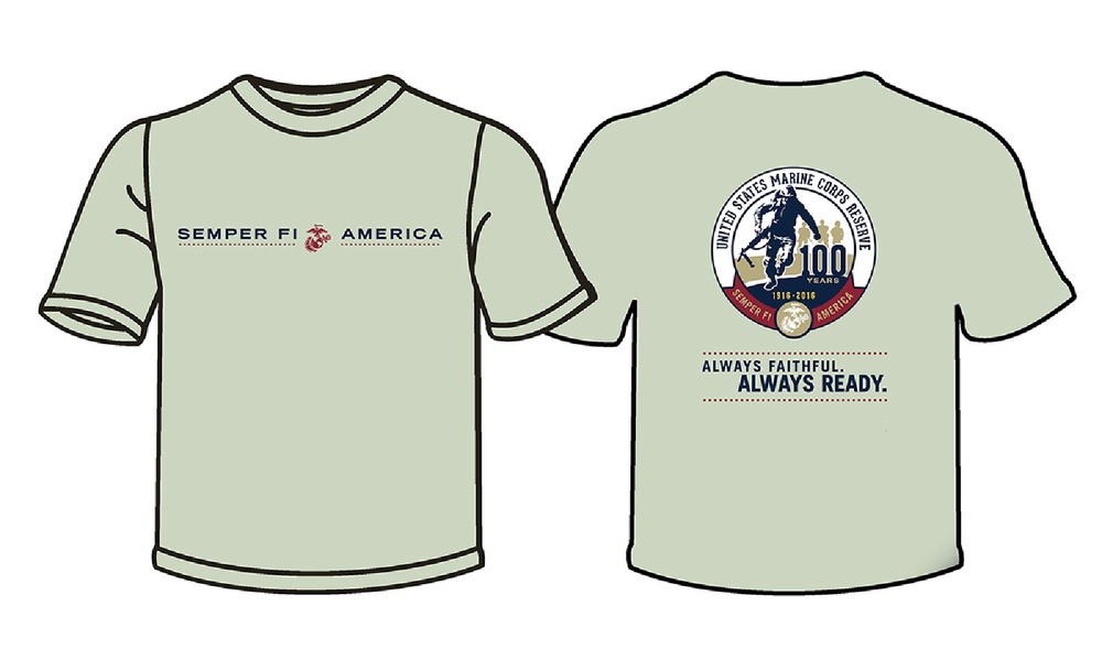 Marine Corps Reserve Centennial Commemorative Performance T-Shirt