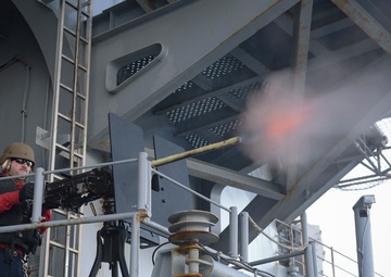 Sailors perform live-fire exercise