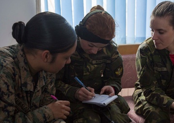 24th MEU FET trains with Romanian troops