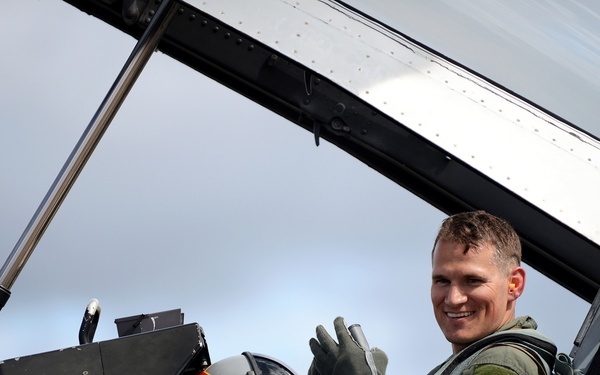 Smiling from ear to ear