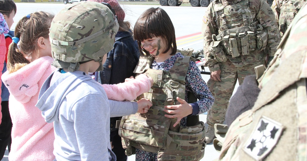 US, Romanian troops host Children's Day celebration