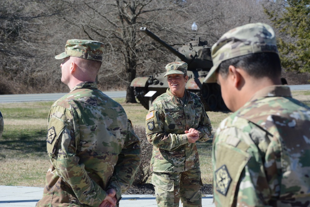 A Co. 742nd Military Intelligence Battalion hosts change of responsibility