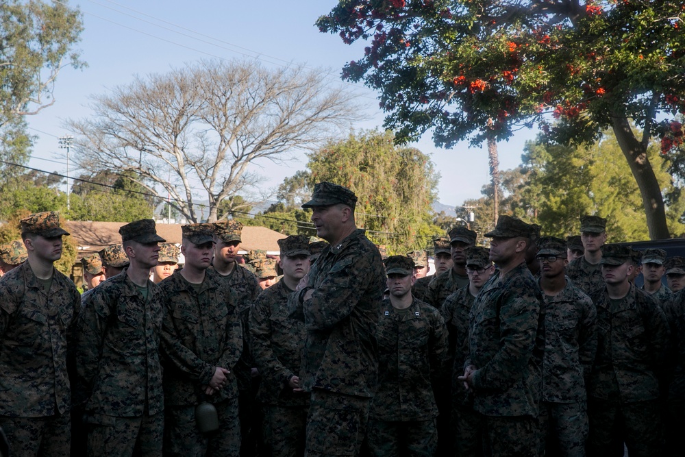 Marines Hike Till Sunrise
