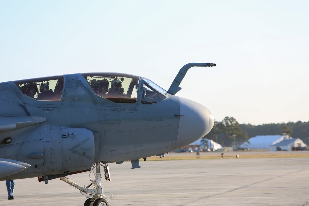 Marines with VMAQ-3 Leave MCAS Cherry Point