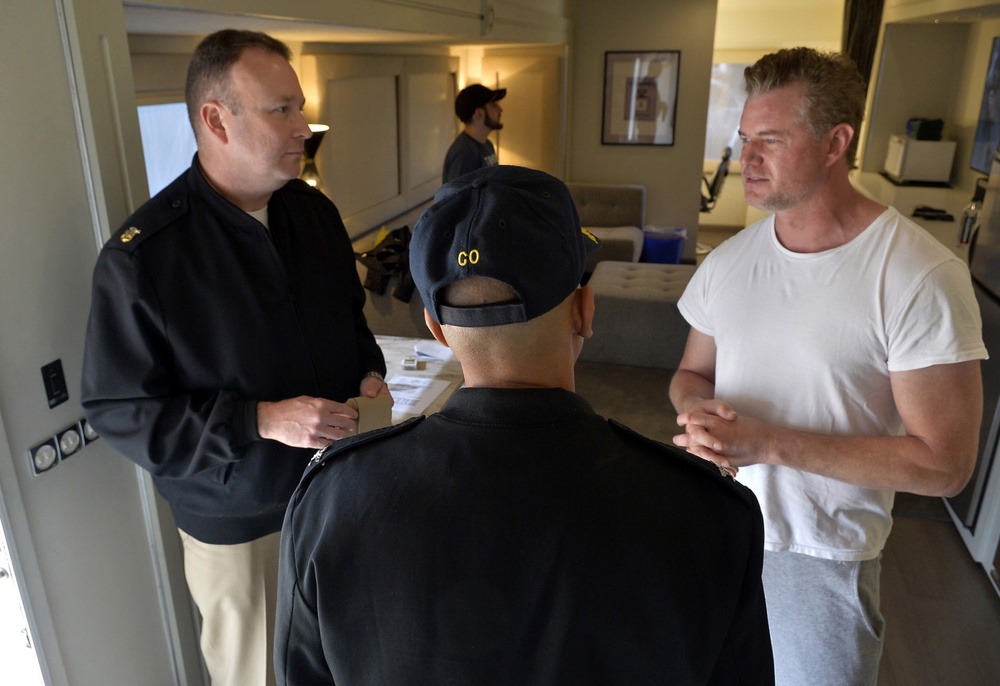Filming &quot;The Last Ship&quot; at Naval Base San Diego