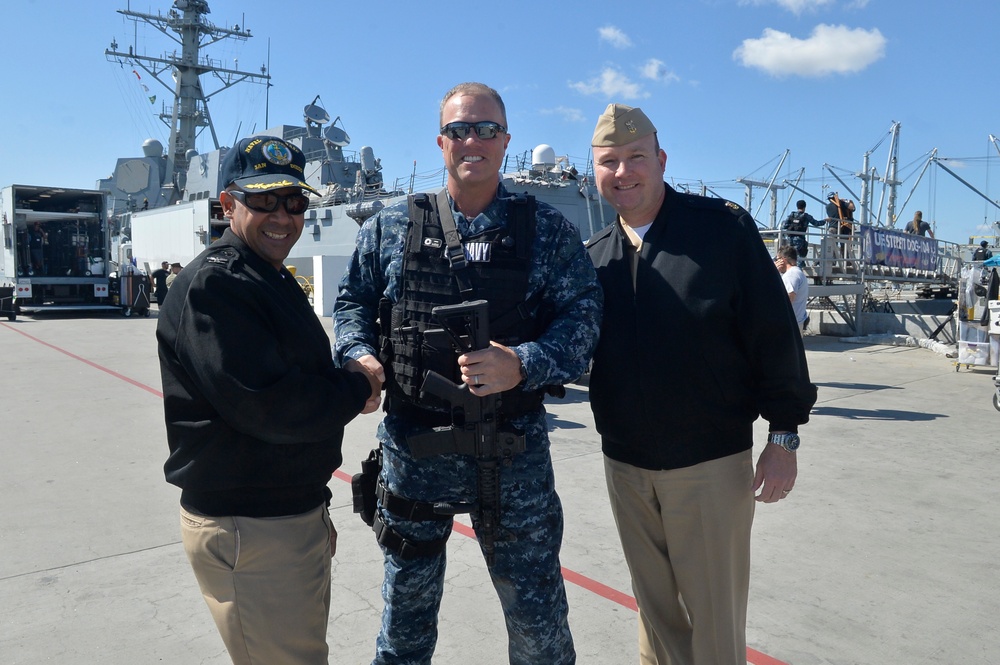 Filming &quot;The Last Ship&quot; at Naval Base San Diego