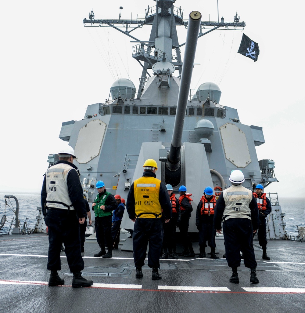 USS Kidd (DDG 100) Conducts Replenishment-at-Sea