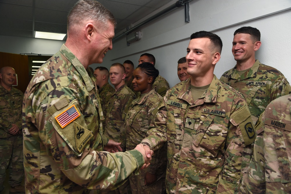 U.S. Army Africa commander visits Camp Lemonnier, Djibouti