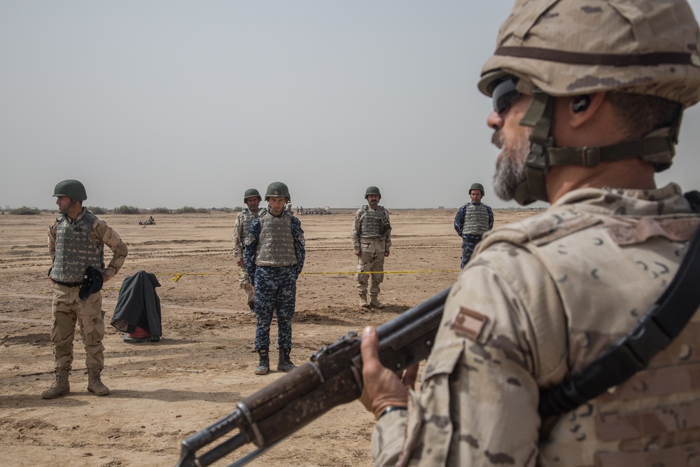 Iraqi security forces short-range marksmanship training
