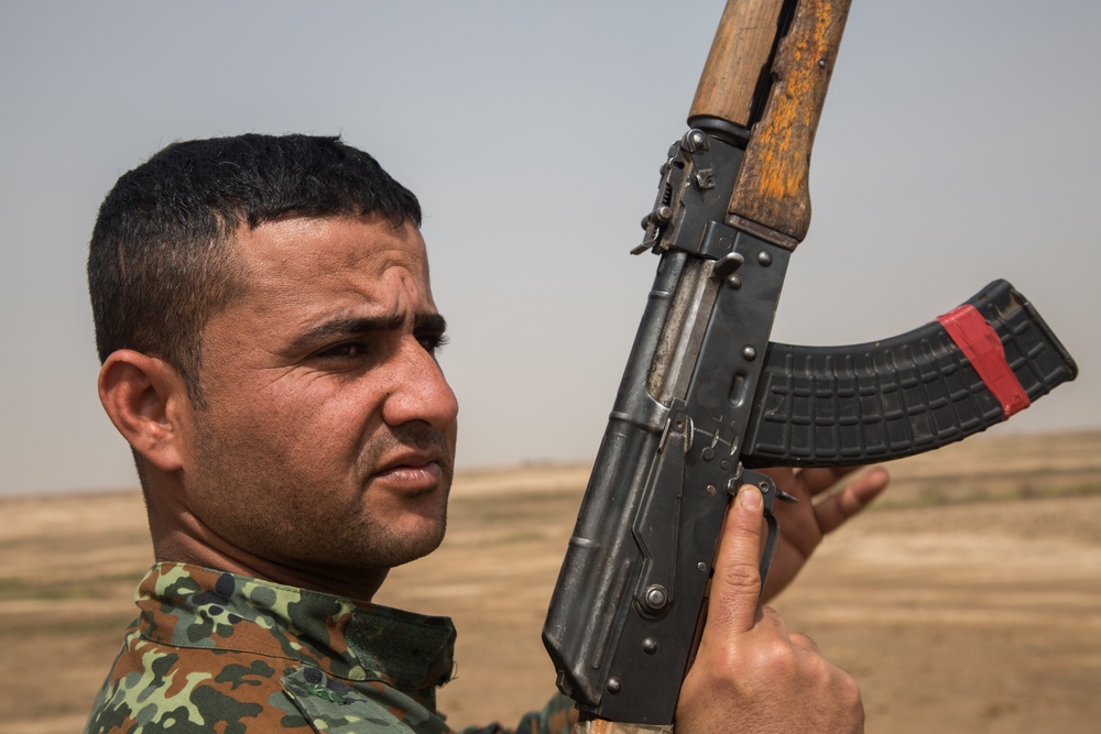 Iraqi security forces short-range marksmanship training