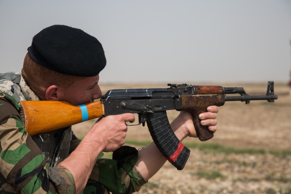 Iraqi security forces short-range marksmanship training