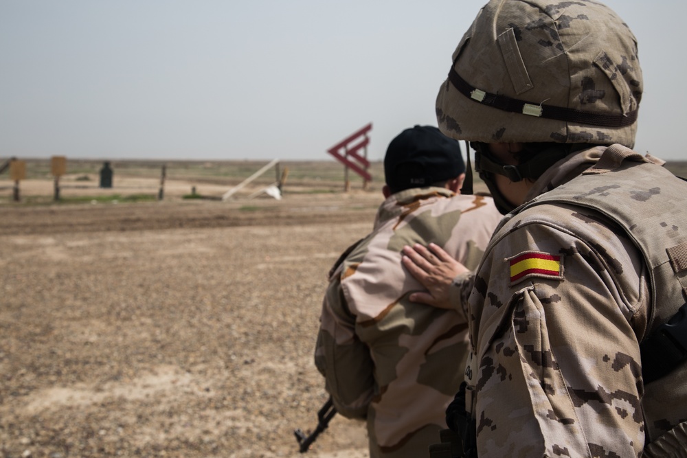 Iraqi security forces short-range marksmanship training