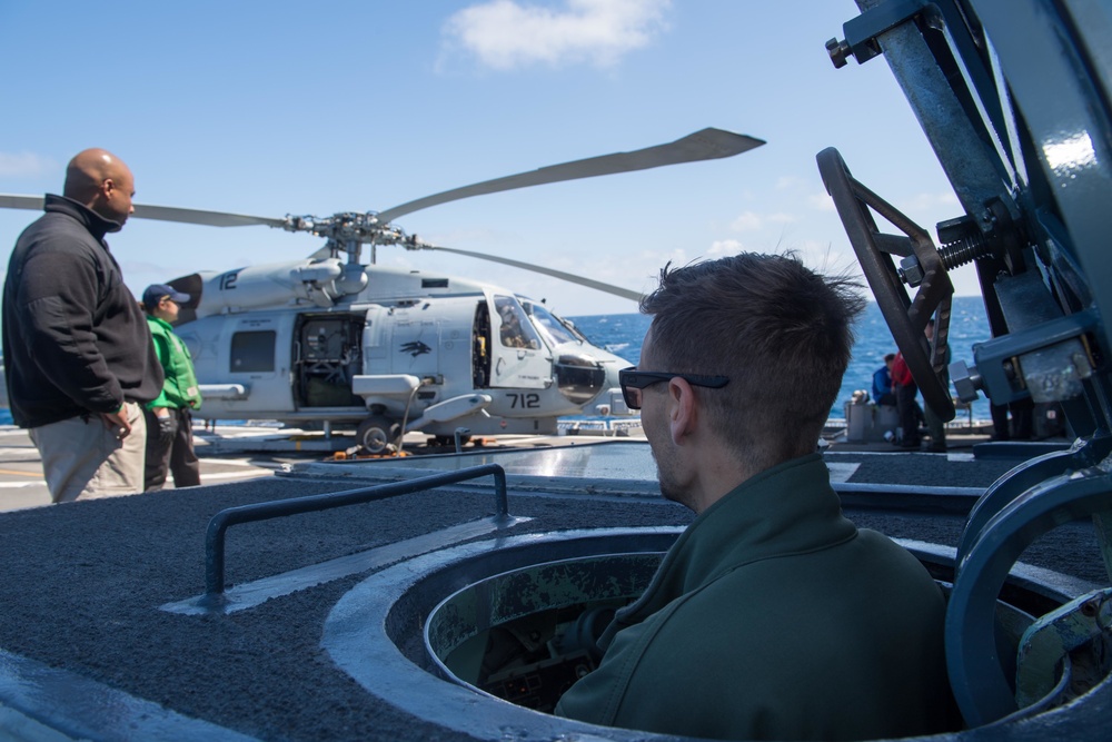 USS Princeton (CG 59) underway for COMPTUEX