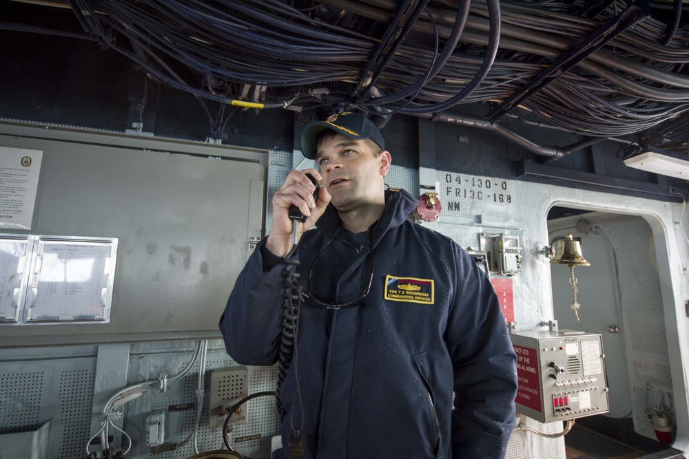 USS Shoup (DDG 86) underway for COMPTUEX