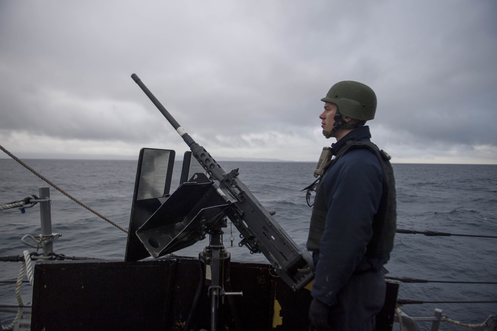 USS Shoup (DDG 86) underway for COMPTUEX