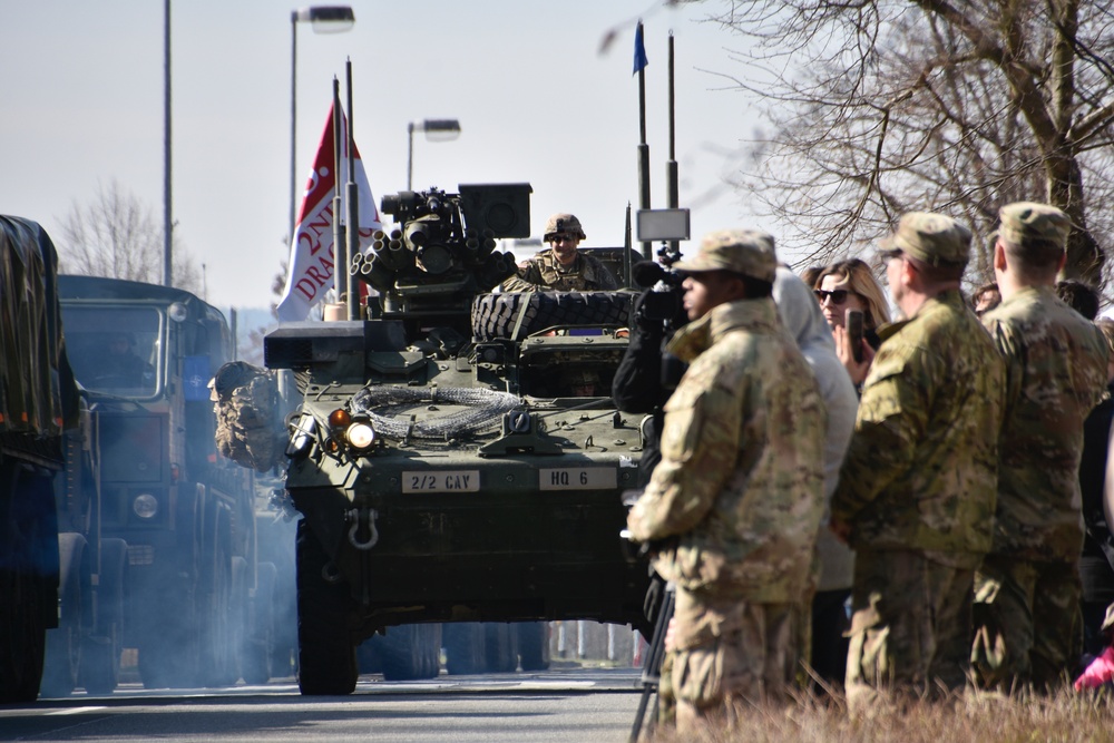 2d Cav. Reg. departs to Poland in support of NATO mission