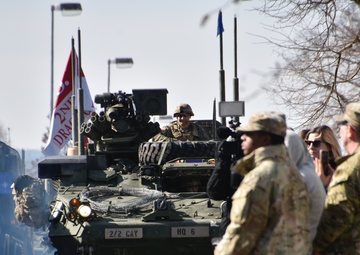 2d Cav. Reg. departs to Poland in support of NATO mission
