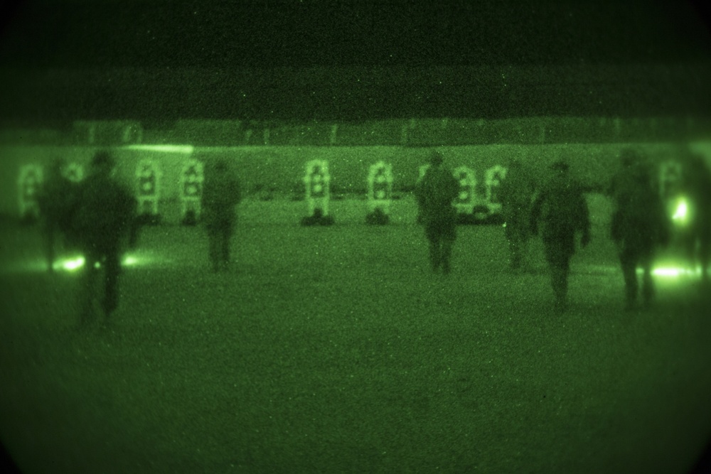 Fire in the dark: U.S. Marines enhance marksmanship skills at live-fire range