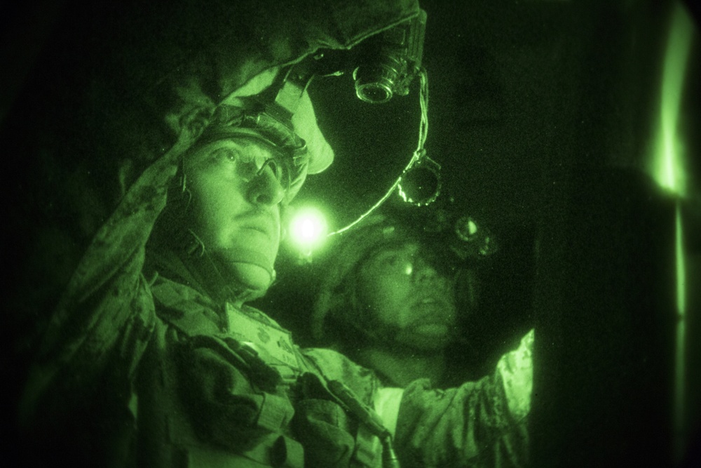 Fire in the dark: U.S. Marines enhance marksmanship skills at live-fire range