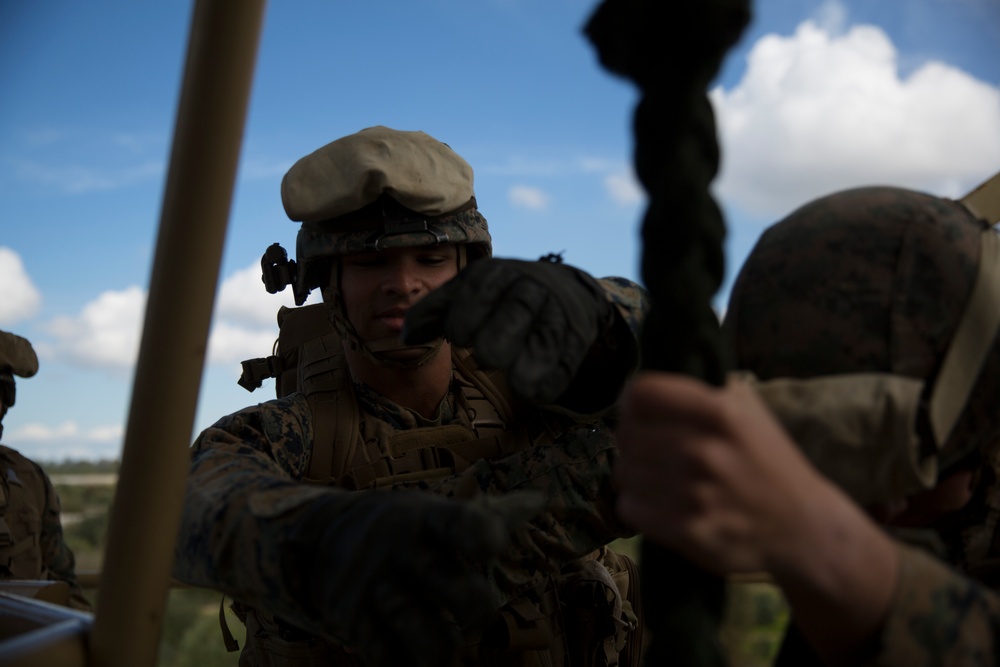 Master the Ropes: U.S. Marines hone fast roping skills