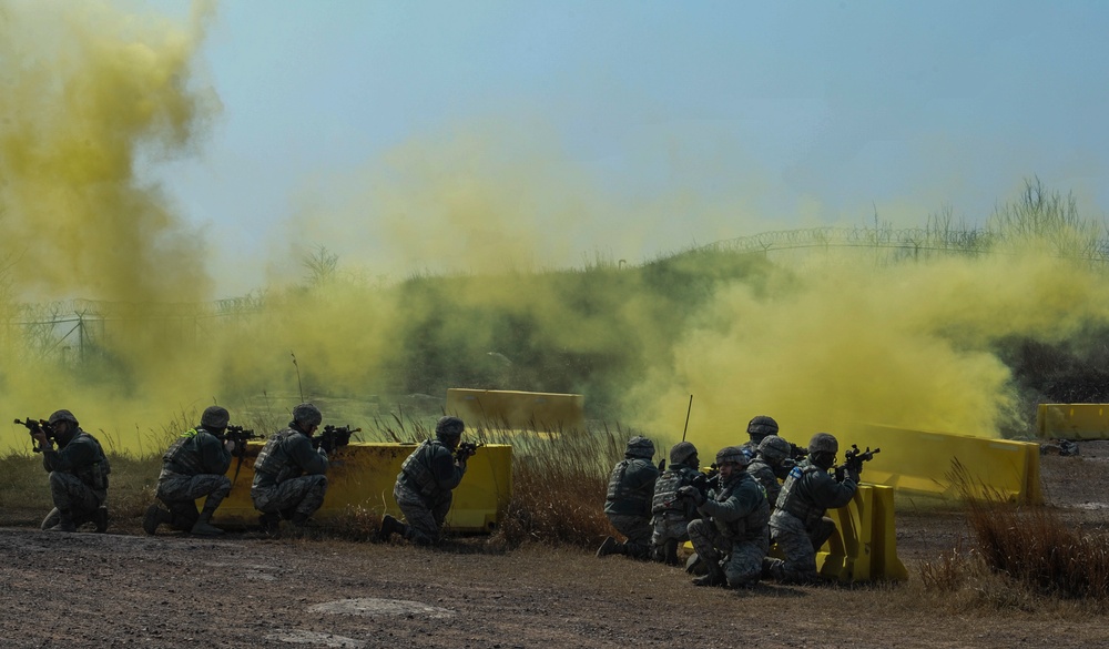 8th Security Forces train to defend the base