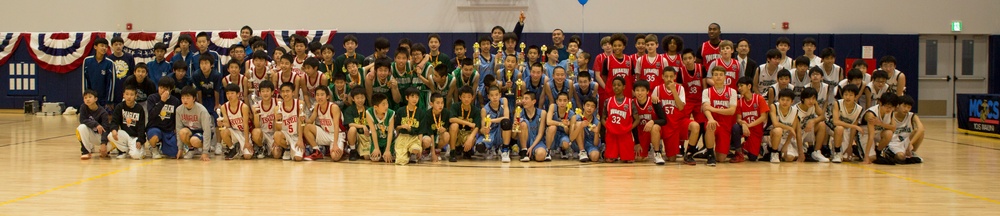 Japanese and American students hoop for friendship at basketball tournament