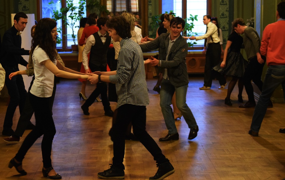 Odesa Swing Dancers Perform with USAFE Band