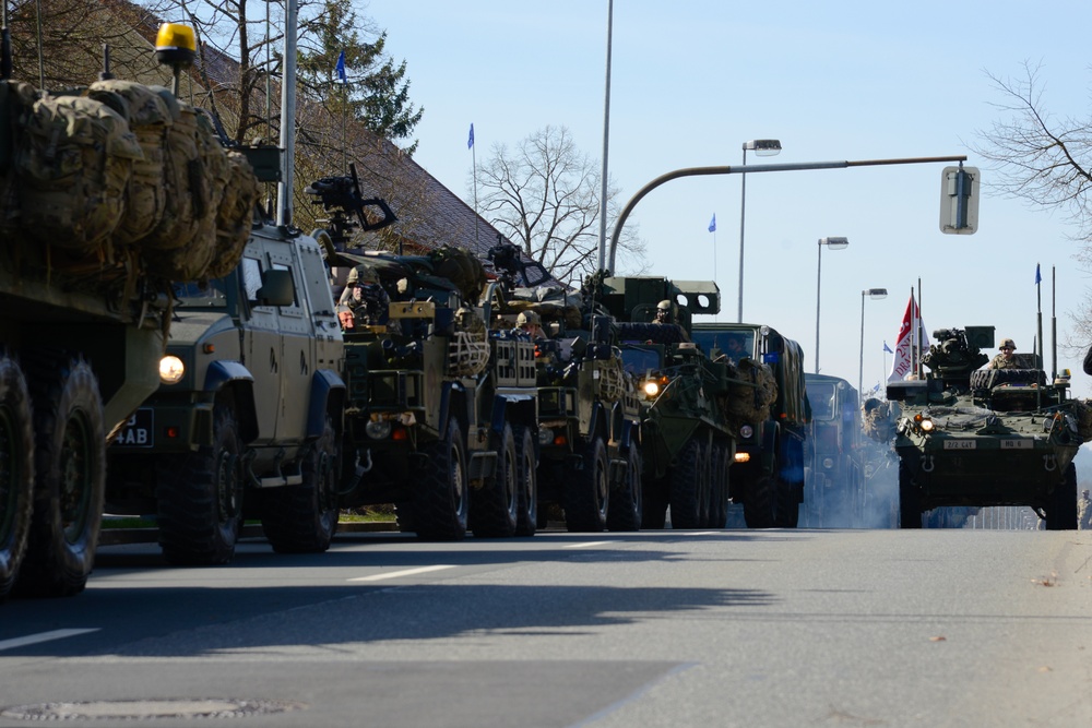 Battle Group Poland Departure Ceremony