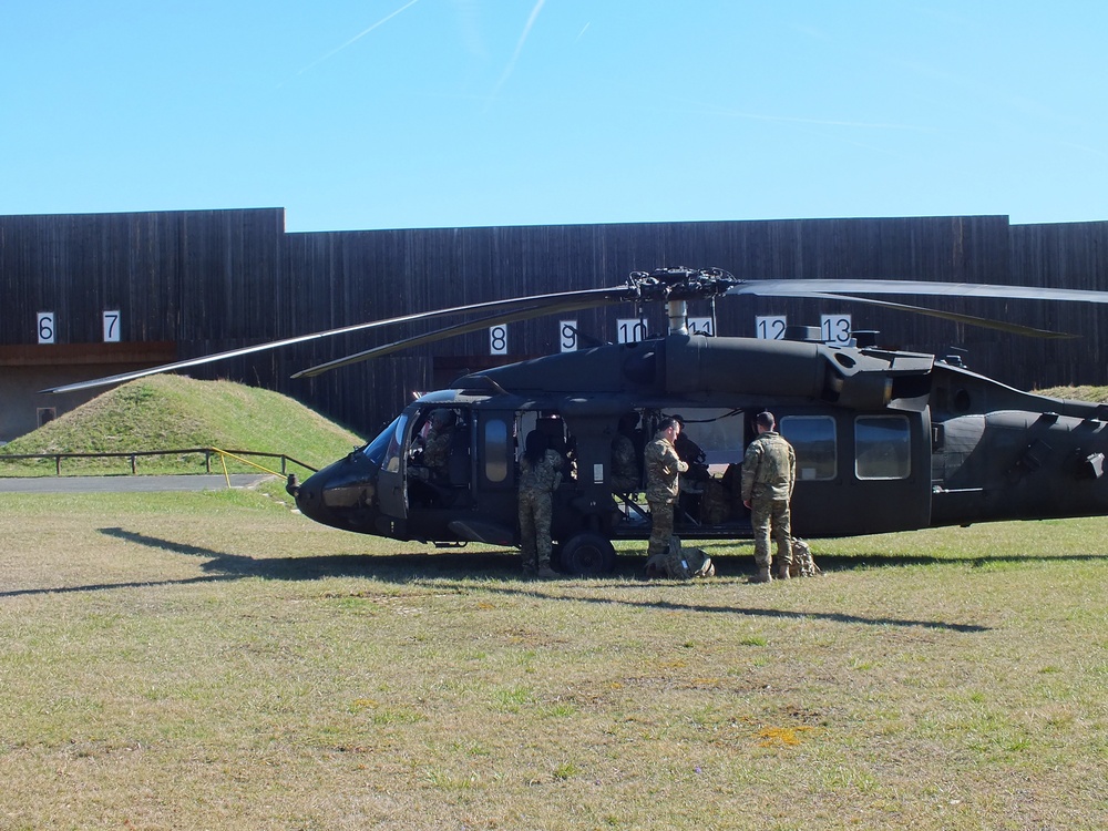“Why take the bus when you can fly to the range?”