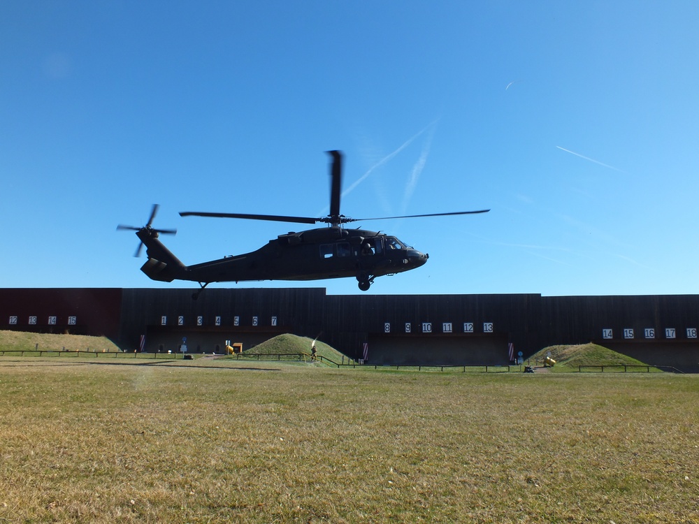 “Why take the bus when you can fly to the range?”