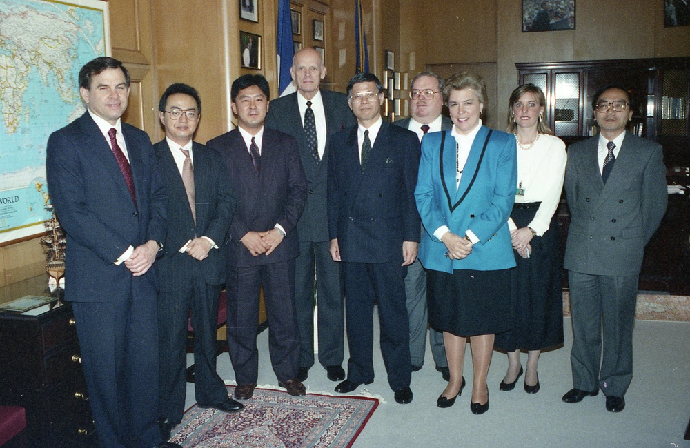 Roskens - w/ Connie Church &amp; Japanese Officials 91