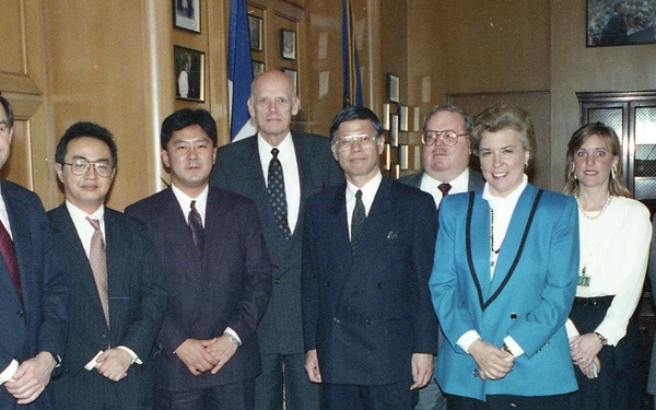 Roskens - w/ Connie Church &amp; Japanese Officials 91