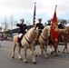 U.S. Marines march for the The 59th Annual Swallows Day Parade