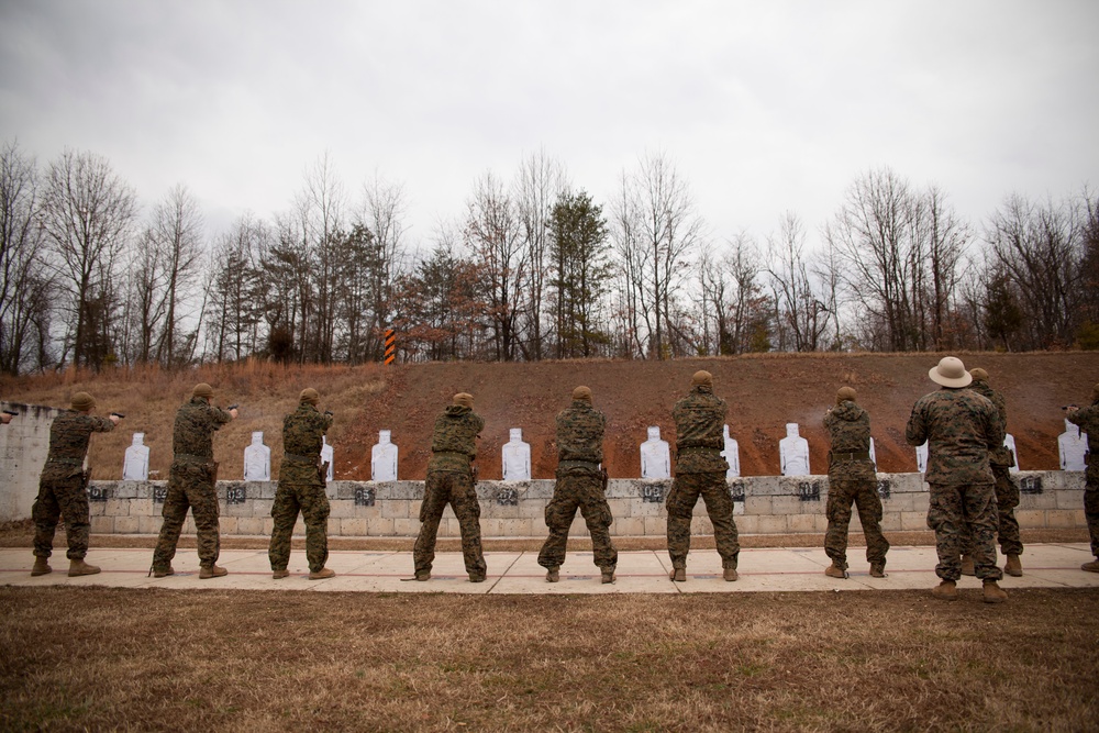 Weapons Training Battalion pistol range