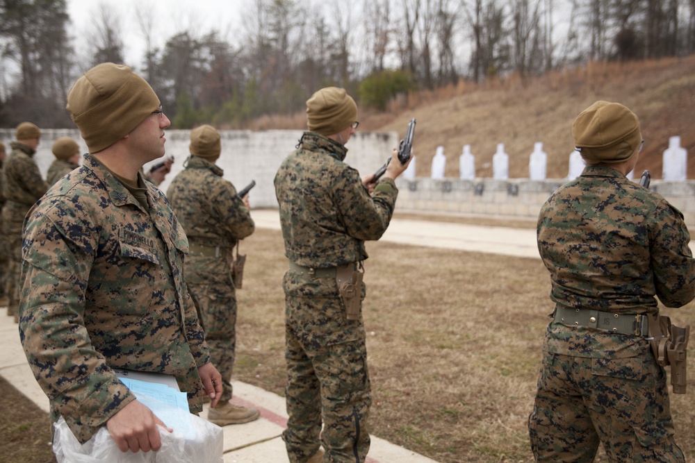 Weapons Training Battalion pistol range