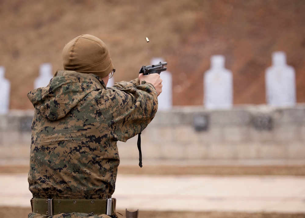 Weapons Training Battalion pistol range