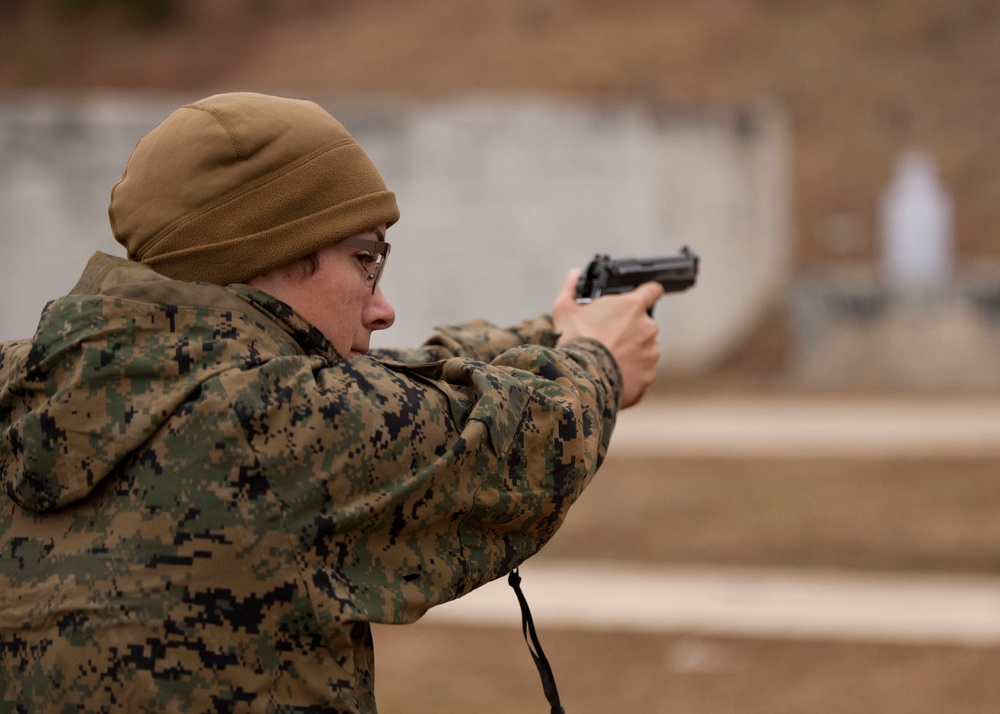 Weapons Training Battalion pistol range