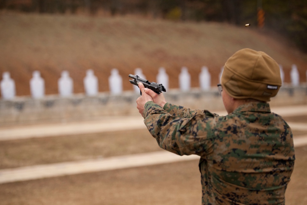 Weapons Training Battalion pistol range