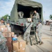 Colombian Service Members Move Supplies During CP-17