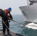 USS Wayne E. Meyer Conducts a Replenishment-at-Sea