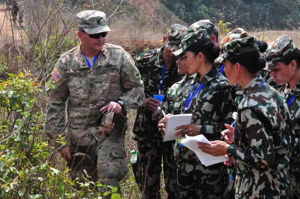Nepalese soldiers train to become better peacekeepers