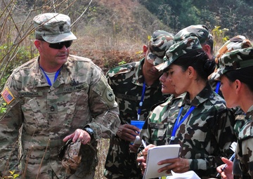 Nepalese soldiers train to become better peacekeepers