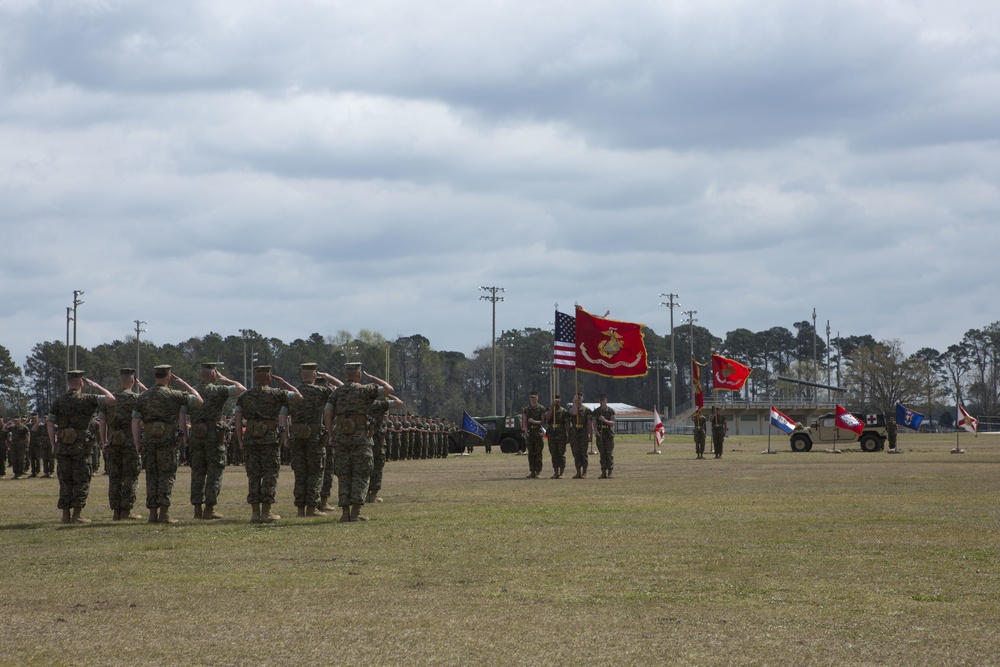 8th Marines Change of Command