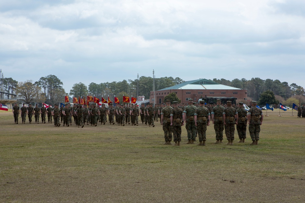 8th Marines Change of Command